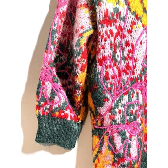 Free People Cozy Crew Neck Sweater in Multicolor - Picture 6 of 8